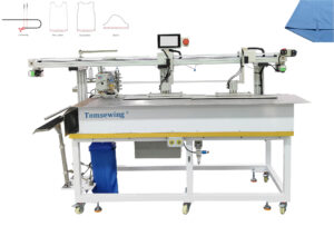 Automatic Open Single Piece Bottom Hemmer Machine