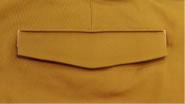 Pocket with a flap